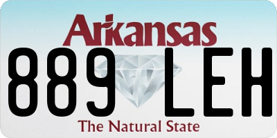 AR license plate 889LEH