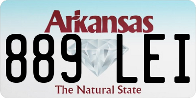 AR license plate 889LEI