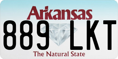 AR license plate 889LKT