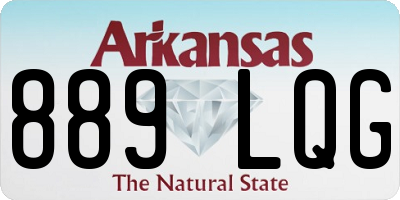 AR license plate 889LQG