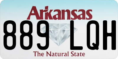 AR license plate 889LQH