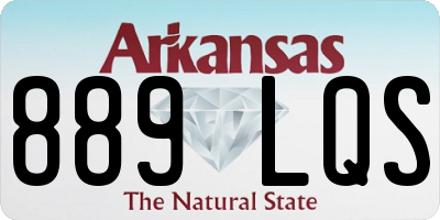 AR license plate 889LQS