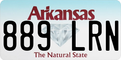 AR license plate 889LRN