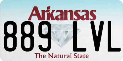 AR license plate 889LVL