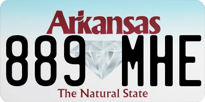 AR license plate 889MHE