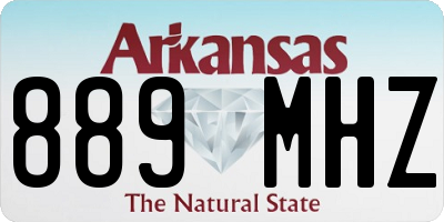 AR license plate 889MHZ