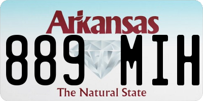 AR license plate 889MIH