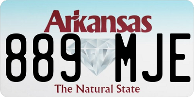 AR license plate 889MJE