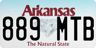 AR license plate 889MTB
