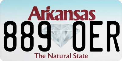 AR license plate 889OER