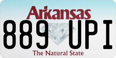 AR license plate 889UPI