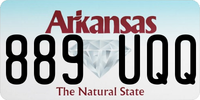 AR license plate 889UQQ