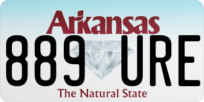 AR license plate 889URE
