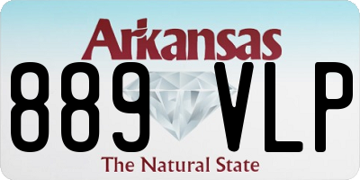 AR license plate 889VLP