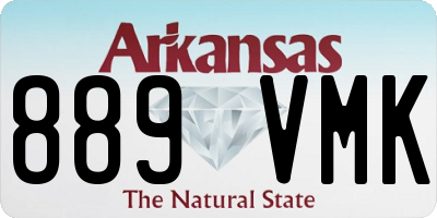 AR license plate 889VMK
