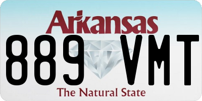 AR license plate 889VMT