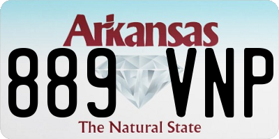 AR license plate 889VNP