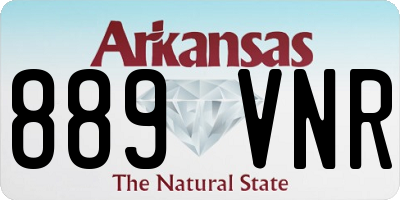 AR license plate 889VNR