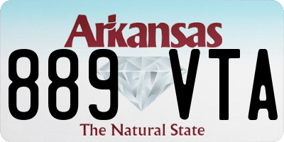 AR license plate 889VTA