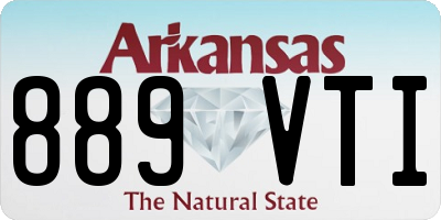 AR license plate 889VTI