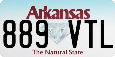 AR license plate 889VTL