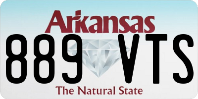 AR license plate 889VTS