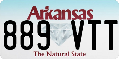 AR license plate 889VTT