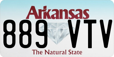 AR license plate 889VTV