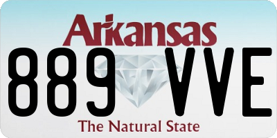 AR license plate 889VVE
