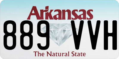 AR license plate 889VVH