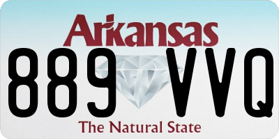 AR license plate 889VVQ