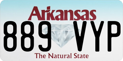AR license plate 889VYP