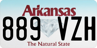 AR license plate 889VZH