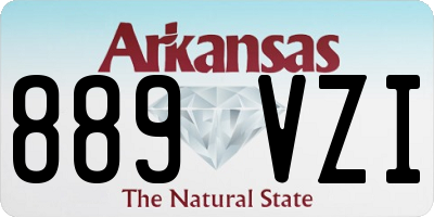 AR license plate 889VZI