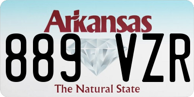 AR license plate 889VZR