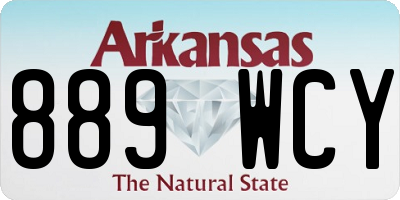 AR license plate 889WCY
