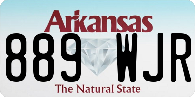 AR license plate 889WJR