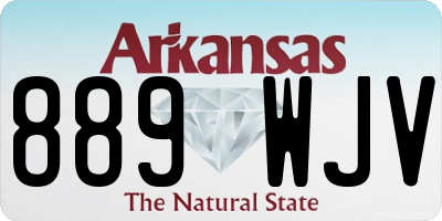 AR license plate 889WJV