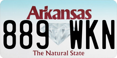 AR license plate 889WKN