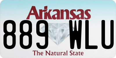 AR license plate 889WLU