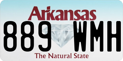 AR license plate 889WMH