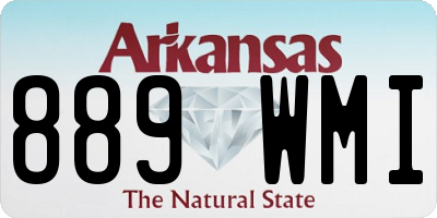 AR license plate 889WMI