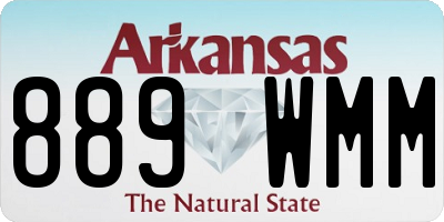 AR license plate 889WMM