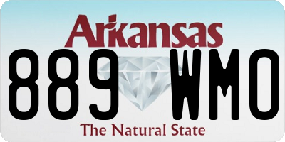 AR license plate 889WMO