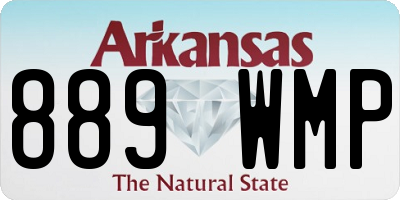 AR license plate 889WMP