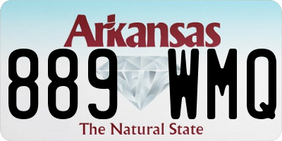 AR license plate 889WMQ