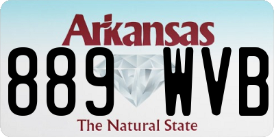 AR license plate 889WVB