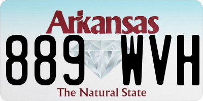 AR license plate 889WVH