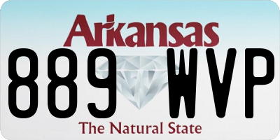 AR license plate 889WVP