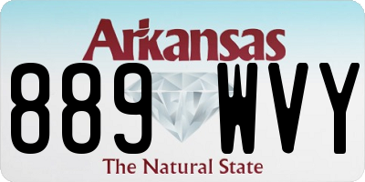 AR license plate 889WVY